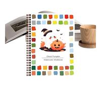 Bohany Watercolour Colouring Book | Halloween Colouring Book | Painting with Water Book and Creative Drawing Game Activities for Travel Camping Lessons Art Lessons