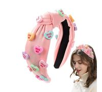 Bohany Wide Knot Headbands - Fashionable Spa Face Wash Headband Soft Makeup Headwear - Makeup Headwear, Seasonal Headband Decors, Hair Wraps for Spa, Country Concert, Dating