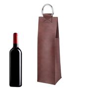 Bohany Wine Bottle Bag, Wine Bottle Carrier Bag, Single Bottle Beer Bag, Champagne Carrier Bear, Packaging Box for Champagne, Whisky, Beer, dark brown, see description, See description