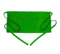 BOHARERS Waist Apron with 3 Pockets - Green Waitress Waiter Server Short Apron