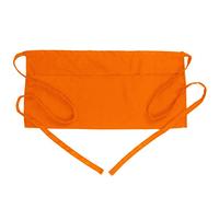 BOHARERS Waist Apron with 3 Pockets - Orange Waitress Waiter Server Short Apron