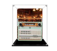 BoHeart Acrylic display case for Lego 10334 Retro Radio, customized,transparent Dustproof display box can be collected, Size:25x15x30 cm (Model Not Included)