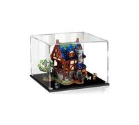 BoHeart Acrylic Display Case for Lego 21325 for Blacksmith Shop Model, Dustproof Display Box, Size:35*25*35 cm (Model Not Included) (3mm)