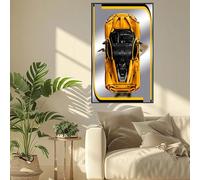 BoHeart Display Wallboard for Lego Technic 42172 McLaren P1 racing car, Compatible with Lego Ferrari Cars, Gift Ideas for Lego Car Wall Mount Enthusiasts, Only Display Wallboard (McLaren P1-B)