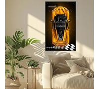 BoHeart Display Wallboard for Lego Technic 42172 McLaren P1 racing car, Compatible with Lego Ferrari Cars, Gift Ideas for Lego Car Wall Mount Enthusiasts, Only Display Wallboard (McLaren P1-A)