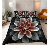 Bohemia Bedding Set Duvet Covers 3 Piece, with 2 Pillow Shams Mandala: A Dreamy And Exotic Experience Duvet Cover For Room Decor Microfiber Comforter Cover With Zipper, Super King Size 260x220cm