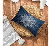 Bohemia Cushion Covers 50x60 Set of 1, Abstract Rectangle Pillow Cases with Hidden Zipper, Waterproof Linen Pillow Case 60x50cm, Double Sided Printing, Pillowcases for Bed Sofa Outdoor Decor 0-8089