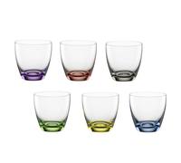 Bohemia Glasses 6-Pack Viva Colori Drinking Glass Crystal Glass 300Ml