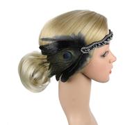 Bohemia Hairband With Color Rhinestone Decors Ethnic Elastic Headband For Girls Festival Halloween Party Ethnic Headbands For Women