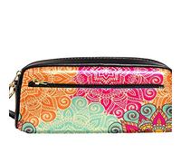Bohemia Mandala Indian Style Pencil Case Large Capacity Pencil Pouch Holder Box Organizer Pen Bag for School Teen Boys Girls Men Women