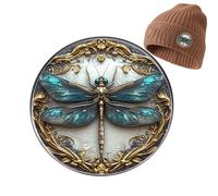 Bohemia multi-purpose clothing accessories - 2D flat glass pin - for weddings, parties, commutes, denim jackets and sweaters, hats, bags, lapels and