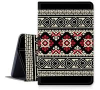 Bohemia National Decoration Case for iPad Air 11 inch 2024 M2, Shockproof PU Leather Folding Adjustable Stand Case with Auto Sleep/Wake for 11" iPad Air Case 2024 Air M2