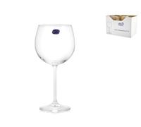 Bohemia Set Of 6 Glass Goblets Enoteca Model With Capacity Of Cl 57