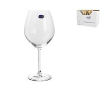 Bohemia Set Of 6 Glass Goblets Enoteca Model With Capacity Of Cl 71