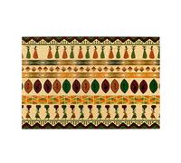 Bohemia Style Traditional African Pattern Printed Adult Fun Puzzle wooden puzzle in a plastic box with letters printed on the back home decor party toy