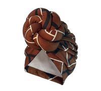 Bohemia Turbans Women's Turban Cap Flower Knot Headwrap African Pre Tie Head Wraps Bonnet Headwear Beanie Hat Hair Cover Women Headscarves Chemo Cap, brown, L