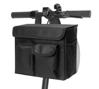 BOHEMIABY Electric Scooter Basket - Convenient Bike Basket with 14-in Laptop Pocket and Cup Holders, Easy Installation for Bike, Mobility Scooter Accessories for Adults