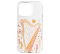 Bohemian Art Harp Music Harpist Musician Case for iPhone 15 Pro Max