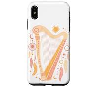 Bohemian Art Harp Music Harpist Musician Case for iPhone XS Max