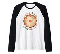 Bohemian Art Tambourine Instrument Tambourinist Raglan Baseball Tee