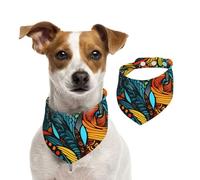 Bohemian Artistic Patterns Dog Bandana Cat Bandana 1PC Dog Accessories for Small Dogs