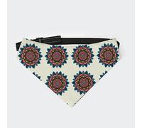 Bohemian Boho Floral Dog Bandana Collar Pet Triangle Scarf Cat Kerchief with Adjustable Buckle