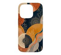 Bohemian Botanical Abstract Fantasy Garden Aesthetic Case for iPhone 14 Pro