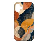 Bohemian Botanical Abstract Fantasy Garden Aesthetic Case for iPhone 16 Plus