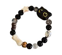 Bohemian Bracelets - Cat Bracelet for Women Cute Cats Boho Bracelet Elastic Adorable Fade Resistant Vintage Boho Kitten Bracelets Bangles Jewellery for Women Girls Men Girls Girls Girls, Siehe