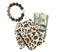 Bohemian Card Holder - 13 pcss Card Protective Holder | Tassel Card Wallet | Leather Card Wallet | Cute Card Holder | Bracelet PU Leather Card Wallet | Beaded Lanyard Card Wallet for Identity Card