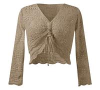 Bohemian chic top, bohemian short sweater with off the shoulder and transparent sleeves loose fit crotch hem ideal as a sarong or cover up