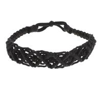 Bohemian Crochet Hair Braid Headband for Women and Black