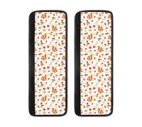 Bohemian Cute Squirrel Mushroom Refrigerator Door Handle Covers Set of 2, Non Slip Adjustable Fridge Handle Covers, Appliance Handle Covers for Dishwasher Oven Kitchen Decor