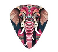 Bohemian Elephant Pattern Guitar Paddle 12 Pack Guitar Picker Suitable For Bass Guitar Electric Guitar Soundtrack Guitar Yukrili