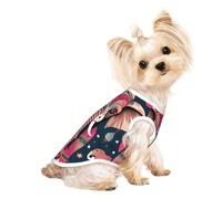 Bohemian Elephant Pattern Print Comfortable Pet Vest, Sleeveless Breathable Top, for Small Puppy Kitten Daily Wear