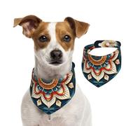 Bohemian Ethnic Mandala Floral Dog Bandana Cat Bandana 1PC Dog Accessories for Small Dogs