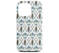 Bohemian Feathers Dreamcatcher Blue Flowers Arrows Case for iPhone 13 Pro