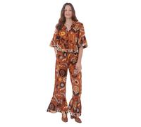 Bohemian Flared Trousers Women Derhy Papyrus Marron S