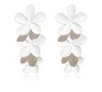 Bohemian Flower Earrings, 3D Baking Varnish Dangle for Women Holiday Jewelry