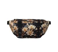 Bohemian Golden Lotus Versatile Fanny Packs, Sporty & Unisex Hip Bag - A Perfect Choice for Everyday and Travel Use