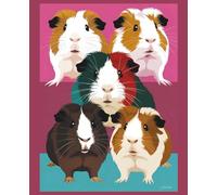 Bohemian Guinea Pig Rhapsody - A Seriously Adorable Notebook for Guinea Pig Lovers Everywhere: 110 lined pages, 7.5" x 9.25” Glossy cover