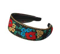 Bohemian Headbands for Women, Bohemian Headbands for Women - Boho Embroidered Head Bands for Women Hair | Vintage Girls Hair Accessories, Headphone for Daily Use, Plupar