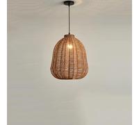 Bohemian Japanese s/Southeast Asia Classic Pendant Light/Handmade Decorative Rattan Lighting Fixture/Rustic Balcony Living Room Kitchen Study Attic Corridor Dining Room Hang