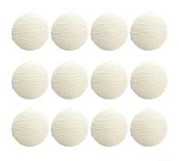 Bohemian Jute Rope Hanging Ornament, Handmade Jute Rope Christmas Ball Ornaments Decorative With Earthy Tone Pendant For Home Decor (Beige)