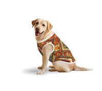 Bohemian Mandala Print Breathable Dog Clothes Dog Shirts