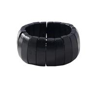 Bohemian Multicolor Bracelet Wooden Thick Coconut Shell Bracelet Natural Wood Beads Women's Stretch Bracelet