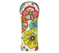Bohemian Mysterious Colorful Patterns Golf Head Covers Waterproof Headcover with Interchangeable No. Tags Designed to Fit All Woods and Drivers golf accessories