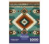 Bohemian Pattern 1000 Piece Jigsaw Puzzle Paper for Adults Geometric Design Puzzle Game for Family Relaxing and Decoration 70x50cm/1000pcs