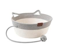 Bohemian Pet Nest, Cat Sleeping Basket Set, Woven Comfort Resting Bed System, Soft Sturdy Compact Scratch Proof Design, Aesthetic Home Decor Style, Cat Bed for Puppy Use