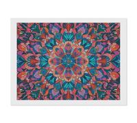 Bohemian Psychedelic Peacock Mandala Diamond Art Kits for Adults Diamond Painting Kits for Beginners Diamonds Art Painting 5d DIY Full Drill Round Gem Arts Crafts Paintings for Home Wall Decor 12"x16"